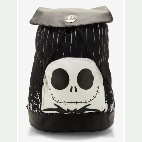 Bioworld Handbags - Bioworld The Nightmare Before Christmas Jack Glow‎ In The Dark Slouch Backpack